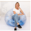 Sequins Lazy Inflatable Lounger Air Couch Inflatable Sofa Bed Chair for Outdoor Camping Beach 3