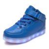 Fashion Boys Led Up Shoes Girls High Top Kids Casual Led Light Shoes For Children 3