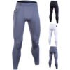 Wholesale fitness pants men's stretch quick-drying tights training yoga sports running legging 3