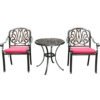 Aluminum Outdoor Furniture Set Patio Anodized Aluminum Outdoor Furniture Casting Aluminum Chairs Leisure Garden Patio Sets 3