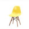 Cheap French colorful living room furniture plastic side small tulips ems pp living room chair with wooden legs 3
