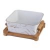 Soho Lounge Soft Matte gilding Square Large Bowls for Mixing and Prepping 3