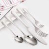 Sus 410 Reusable Luxury 24Pcs 72 24 Pc Piece Royal Wedding Stainless Steel Cutlery Set 3