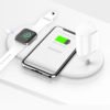 wireless charging new arrivals 2020 for apple watch charger earphones bluetooth mobile phone holder charger 3 in 1 3