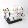 Customized Professional Adjustable Iron Wire 2 Tiers Metal Sink Drying Drainer Kitchen Storage Dish Rack 3