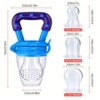 Food grad safety 3 Size Nipples Pacifier Soft Silicone Baby Food Fruit Feeder 3