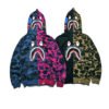 men's hoodies Full Zipper Fashion Casual Coat streetwear Hip Hop Funny Tops Bape Hoodie 3