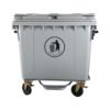 1100L plastic mobile garbage bin waste container trash container 3