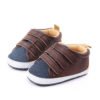 New handsome keep warm soft sole leather boy baby walking shoes 3
