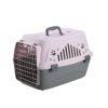 Solid color small portable plastic air transport case breathable comfortable pet flight case pet cage 3