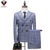 Fast delivery mens suits 3 piece slim Business men's clothing fit High-end custom wedding suits for men 3