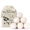 Upgrade New Zealand wool Material 7cm 100% Wool Organic Felt Laundry Wool Dryer Ball 3