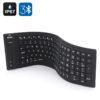 IP67 Bluetooth Wireless Keyboard - Supports PC, Mac, Android + IOS, Flexible Foldable Silicone, Waterproof, Dirt + Dustproof 3