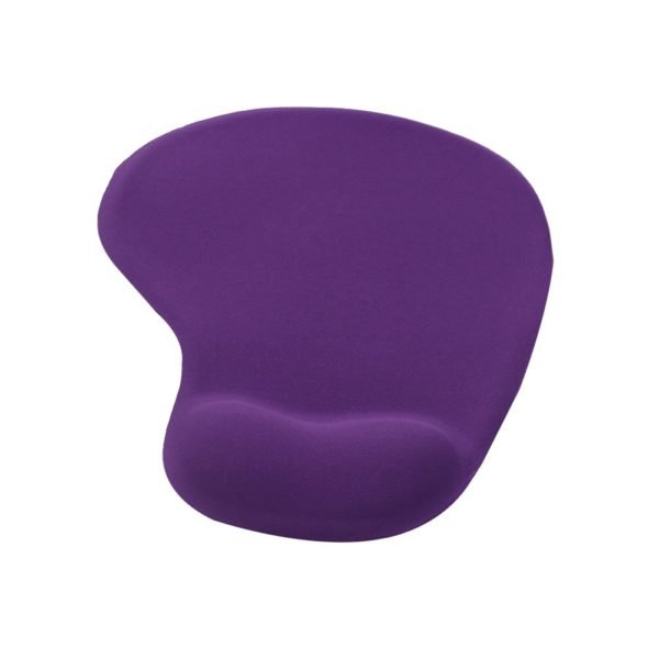 Office Mousepad with Gel Wrist Support Ergonomic Gaming Desktop Mouse Pad Wrist Rest - Purple 2