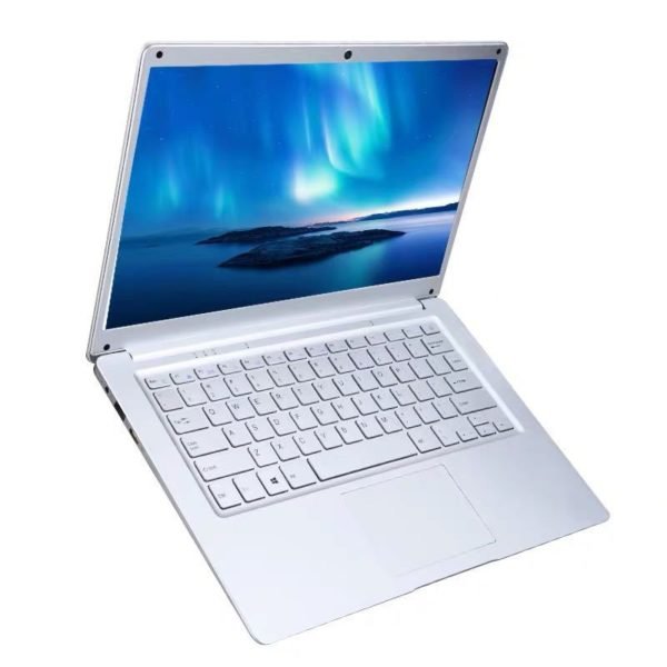 15.6 Inch Laptop Computer Intel Celeron J3455 Notebook 8G RAM 128G/256G/512G ROM Win10 HDMI Bluetooth Silver_8+128G 2