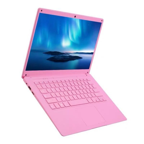15.6 Inch Laptop Computer Intel Celeron J3455 Notebook 8G RAM 128G/256G/512G ROM Win10 HDMI Bluetooth Pink_8+128G 2