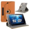 7/8/9/10 Inch Universal 360 Degree Rotating Four Hook Leather Tablet Protection Case Brown_7 inch 3