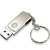 Portable USB Flash Drive Mini Metal Key Chain U Disk Storage Drive Silver 3