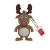 Christmas Style Cute Deer Design FoxSank USB Flash Drive USB 2.0 Waterproof U DISK - 4GB 3