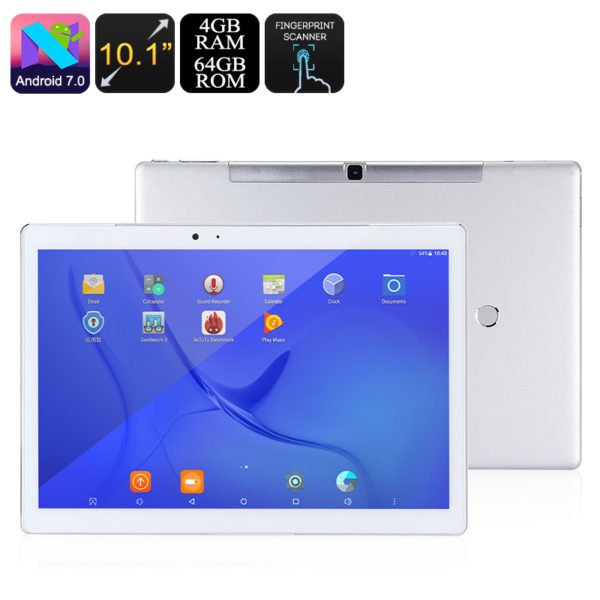 Teclast Master T10 Tablet PC -Android 7.0, Hexa Core CPU, 4GB RAM, Fingerprint Sensor, 10.1 Inch Display, Wi-Fi, 64GB Memory 2