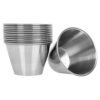 4 oz Commercial Grade Safe Stainless Steel Sauce Cup Condiment Sauce Cups 3