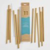 Healthy Natural Organic Green Renewable Custom Logo Straw Bamboo Fiber Straw 3