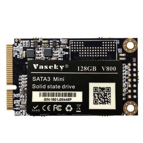 Vaseky SSD Module for Laptop SATA3 Mini Notebook Internal Solid State Drives Module SSD 1.8 Inch M3-128GB 2