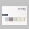 Novelty Gradient Sticky Notes Planner DIY Stickers Page Index Office School Supplies SW0G 3