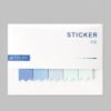 Novelty Gradient Sticky Notes Planner DIY Stickers Page Index Office School Supplies 8WR2 3