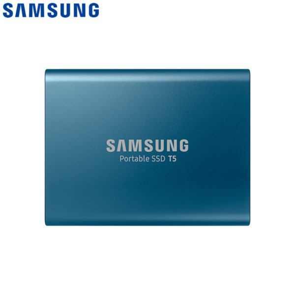 Samsung T5 Portable SSD Hardware with USB 3.1 Encryption - Blue, 250GB 2