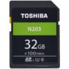 TOSHIBA N203 SD Card 32GB Memory Card U1 Class10 UHS-I SDHC SDXC Storage Card Full HD For Digital Camera/SLR 100MB/s 3