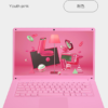 14 Inch 1920*1080 F142 Laptop Computer Intel Celeron J3455 Notebook 6+60G Win10 HDMI Bluetooth Pink 3