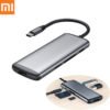 Xiaomi Mijia Hagibis 6 in 1 Type-c to HDMI USB 3.0 TF SD Card Reader PD Charging Adapter HUB for iPhone Mobile Phone Black 3