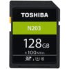 TOSHIBA N203 SD Card 128GB Memory Card U1 Class10 UHS-I SDHC SDXC Storage Card Full HD For Digital Camera/SLR 100MB/s 3