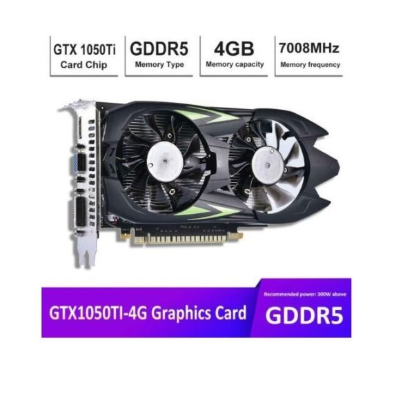 GTX1050Ti 4G D5 HD Game Desktop PC Graphics Card GTX1050TTI 2