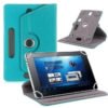 7/8/9/10 Inch Universal 360 Degree Rotating Four Hook Leather Tablet Protection Case Sky Blue 10 inch 3