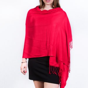 Red Pashmina Scarf