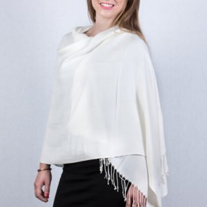 Ivory Pashmina Scarf