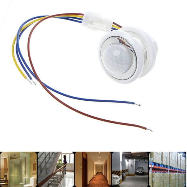 LED Adjustable PIR Detector Infrared Motion Sensor Switch 85-265V 2
