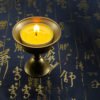 Ghee Lamp Holder Multi Size Candle Holder Tibetan Brass Butter Copper Oil Lamp Holder 3