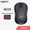 Logitech M220 Wireless Mouse Silent Mouse with 2.4GHz High-Quality Optical Ergonomic PC Gaming Mouse for Mac OS/Window 10/8/7 Grey M220 mute 3