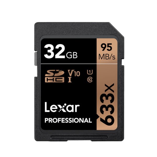 Lexar 633X SD Memory Card Storage Card 32GB Black 2