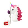 Fashion Single Horn Horse Design USB Flash Drive U Disk USB 2.0 white_8G 3