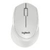 Logitech M330 Wireless Mouse Silent Mouse with 2.4GHz USB 1000DPI Optical Mouse for Office Home white 3