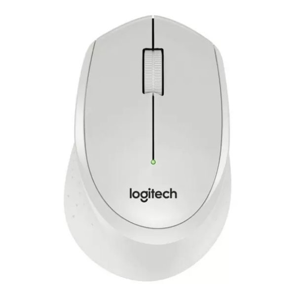 Logitech M330 Wireless Mouse Silent Mouse with 2.4GHz USB 1000DPI Optical Mouse for Office Home white 2