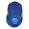 Logitech M330 Wireless Mouse Silent Mouse with 2.4GHz USB 1000DPI Optical Mouse for Office Home blue 3