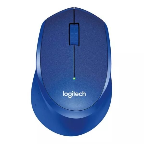 Logitech M330 Wireless Mouse Silent Mouse with 2.4GHz USB 1000DPI Optical Mouse for Office Home blue 2