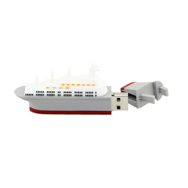 USB Flash Drive Fashion Ship Design U Disk USB 2.0 - Gray 32G 2