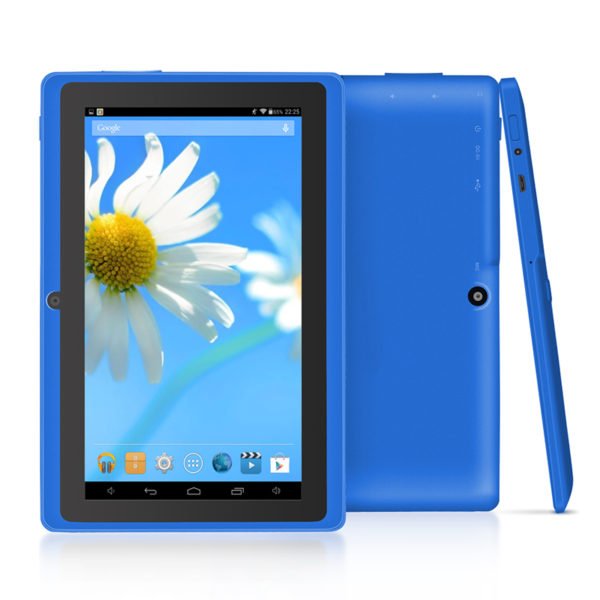7" Wifi 1024*600 Screen Tablet PC 512+8 EU Standard 3-axis Gravity Induction Tablet PC blue_European regulations 2