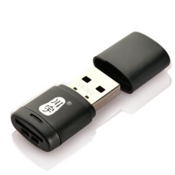 Kawau C286 Memory card Reader - 2.0 USB,Mini Card Adapter, TF Card Slot ,Max Support 128GB 2